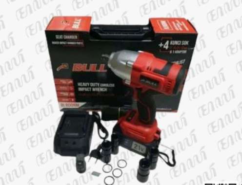 BL800NM MESIN BOR IMPACT WRENCH CORDLESS 21V BUKA BAUT BATERAI BULL BL 800NM