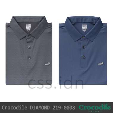 Kaos Kerah Pria GOLF Crocodile Diamond International 219-0008 Biru XL