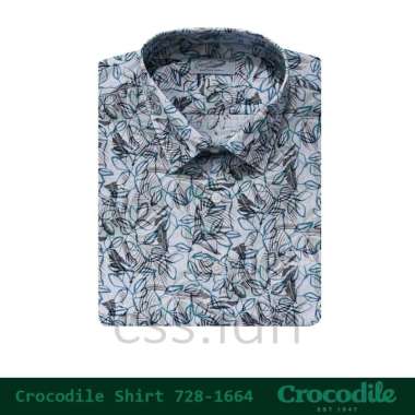 Kemeja Pria Lengan Pendek Crocodile 728-1664 Putih M
