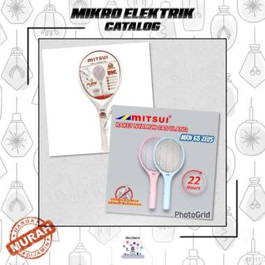 Raket Nyamuk / Mosquito Listrik Rechargable MITSUI ZEUS