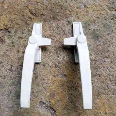 INTERLOCK Rambuncis pintu aluminium grendel jendela aluminium kanan atau kiri White Kanan