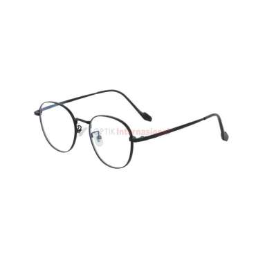 Kacamata DYNAMICS DN003 Frame Bulat Metal Fashion Korea Free Lensa Minus Berkualitas Black Rose Gold