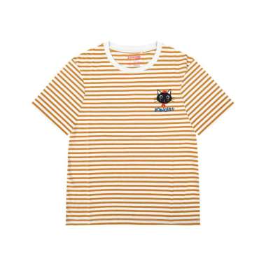 3Second Kids Kaos Garis Anak Perempuan Lengan Pendek Regular Fit Stripe Tee Caty HP-C020225 8 tahun