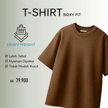 Aerostreet T Shirt Boxy Brady Terracotta Man Kaos Tshirt FC1AA M