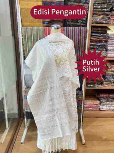 songket tumtuman exclusive kain tenun edisi pengantin cantik mewah dan elegan ls1