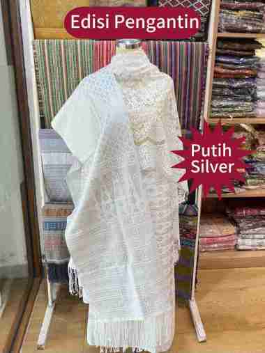 songket tumtuman exclusive kain tenun edisi pengantin cantik mewah dan elegan ls10