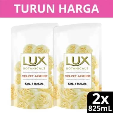 Promo Harga LUX Botanicals Body Wash Velvet Jasmine 900 ml - Blibli