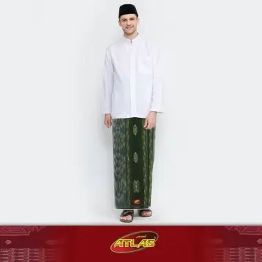 Sarung ATLAS Premium 790 Jacquard Songket A7-MSJ Olive Tua