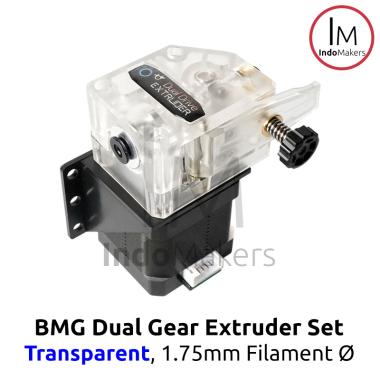 BMG Dual Drive Transparent Extruder Set 1.75mm Filament