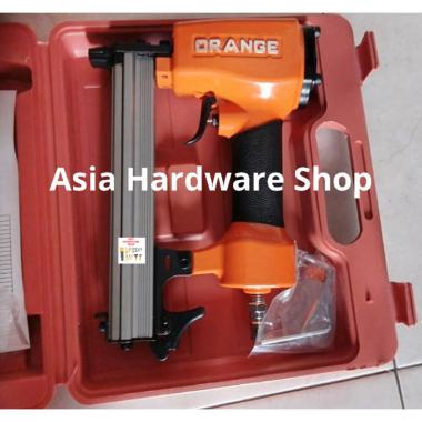 Air Nailer 1022 J ORANGE Mesin Alat Paku Tembak U Staples Stapler Angin