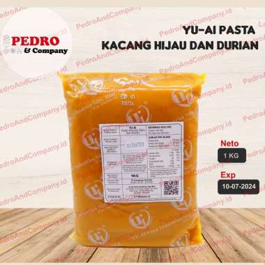 Yu ai durian mung bean paste filling 1kg - pasta kacang hijau & durian