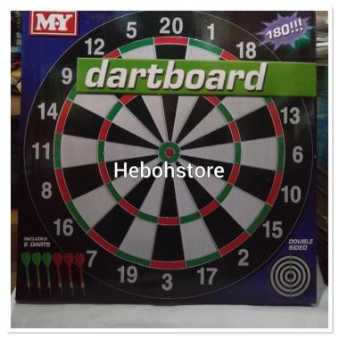 Papan Dart game /Game board Besar 17 inch