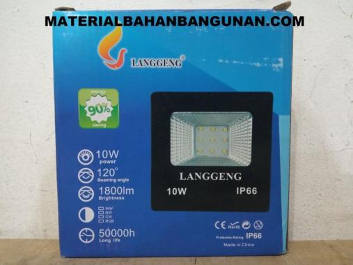 Lampu Tembak 10Watt Lampu Sorot Outdoor LED Putih Flood Light Lapangan