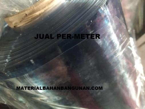 Plastik Mika Sheet Clear Tebal 0.5 mm Tinggi 122 cm Lembaran Lentur