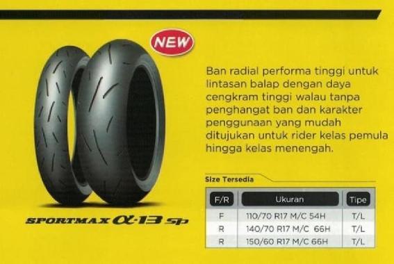 A価格 [前後セット] DUNLOP 新品 α-13SP 110/70R17 140/70R17