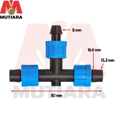 Drip Tape Connector Konektor Selang Irigasi Tetes Offtake