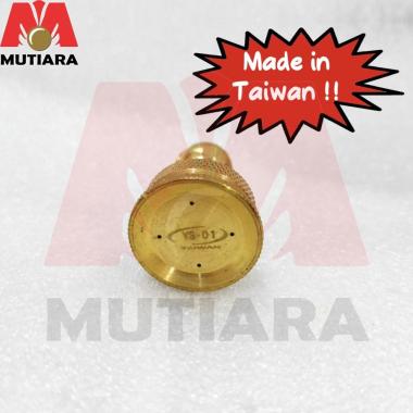 Nozzle YS - 01 Kepala spuyer tembak Kuningan 4 Lubang bengkok TAIWAN
