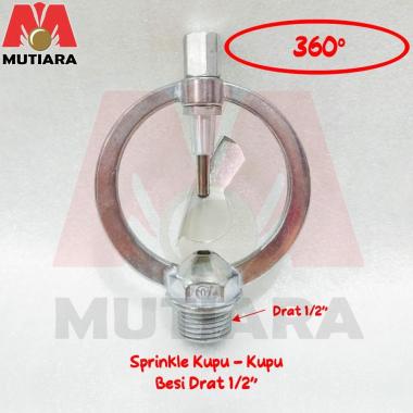 Sprinkler Taman sprinkle besi kupu kupu drat 1/2"