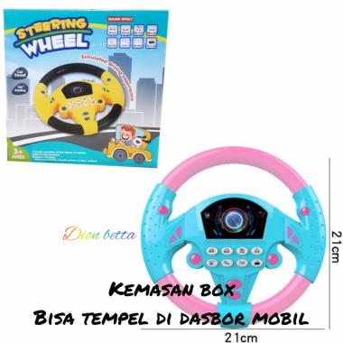 MAINAN EDUKASI ANAK SETIR SETIRAN MOBIL UNIK TERBARU STEERING WHEEL