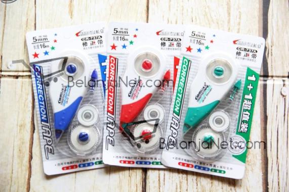 Correction Tape / Tipex Kertas / Label Tarik Hangli CR-737A 16 m