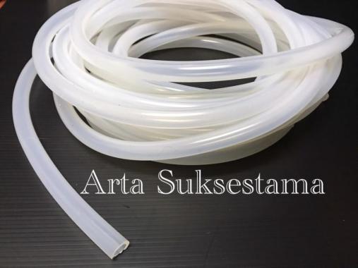 Silicone Tube 8mm x 15mm Foodgrade / Selang Silikon ID 8mm