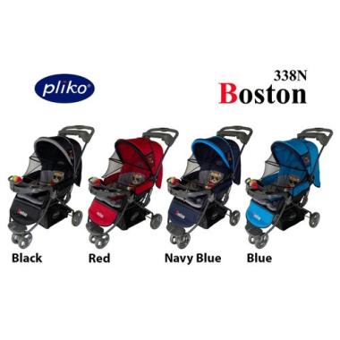STROLLER BABY PLIKO 338 BOSTON black
