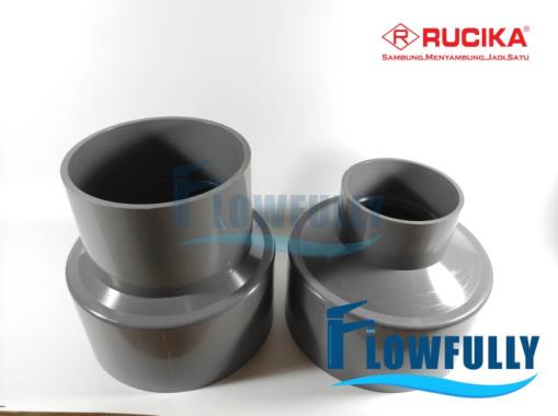 INCREASER D 8 x 6 inch RUCIKA PVC VERLOP SOK REDUCER DV VLOK SOK
