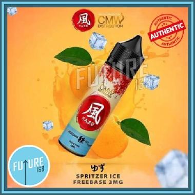 KAZE Autumn Aki Freebase 60ml 3mg CMW Emkay, Liquid Lemon Spritzer Ice