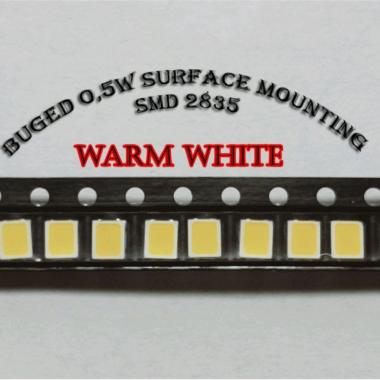 Lampu HPL 0,5W 3V SMD 2835 LED STRIP PART Warm White