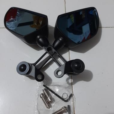 Spion ducati universal nmax aerox pcx vario adv warna kaca biru