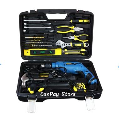 Krisbow Set Bor Listrik Beton 600 W 37 Pcs