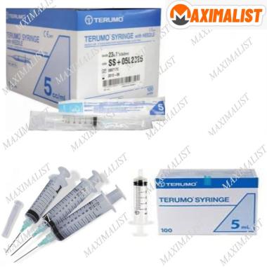 Terumo Spuit 5Cc / Syringe - Spuit 5Ml Terumo Syringe 5Ml Terumo - 5Cc