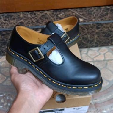 SALE!!! SEPATU DOCMART DR. MARTENS POLLEY BLACK SIZE 36 - 41 NEW ORIGINAL