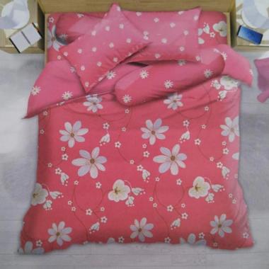 Bedcover Set- Sprei- Bedcover My Love Motif Baru Ukuran 160X200 pink nania