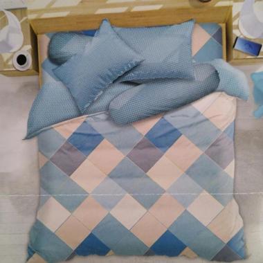 Bedcover Set- Sprei- Bedcover My Love Motif Baru Ukuran 160X200 biru cosastal