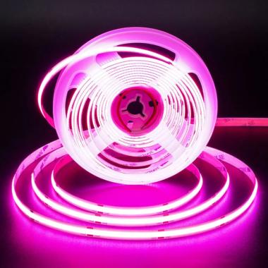Lampu Led Strip Cob Dc12V 1500Led Per 5Meter Strip Light Cob Ip33 Pink