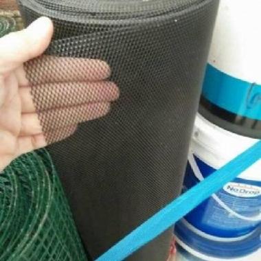 Ram Nyamuk Parabola Aluminum dan Baja Meteran Ready Bandung Baja Hitam ukuran 50cm