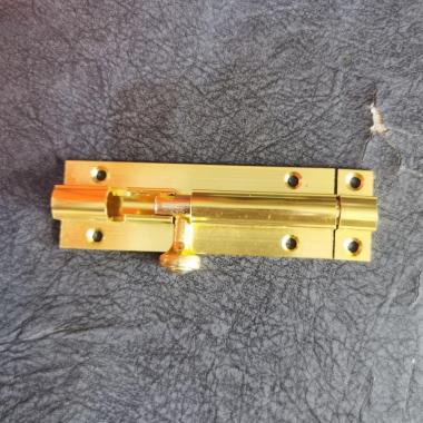 Slot Pintu Rumah 4inch Grendel Bandung Gold
