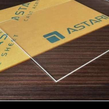 akrilik potongan bahan 2mm bening 30x10
