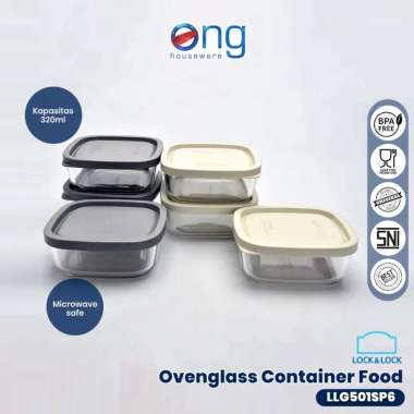 Lock n Lock Lock&Lock Baby Food Container Tempat Makan Wadah MPASI Exclusive Ovenglass Oven Glass Co