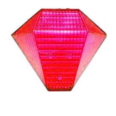 Raja Motor Lampu Stop Lampu Belakang LED Laser Model Half Diamond Kecil Motor Laser TailLights 12V M