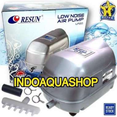 Pompa Udara / Air Pump / Aerator Akuarium / Kolam Ikan Resun LP 20
