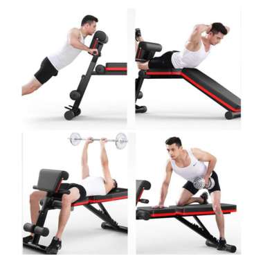 Kursi Gym Bench Press Adjustable Foldable Dumbbell Sit Up Exercise K20418A