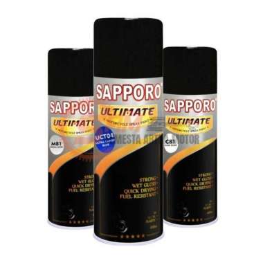 Pilox Sapporo Ultimate UCT04 Ultra Candy Blue Biru Cat Semprot Pilok Paket 3in1