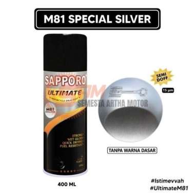 Pilox Sapporo Ultimate UCT04 Ultra Candy Blue Biru Cat Semprot Pilok M81 Warna Dasar