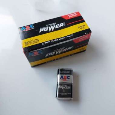 Batu Baterai ABC 9 Volt Kotak - 1 LUSIN
