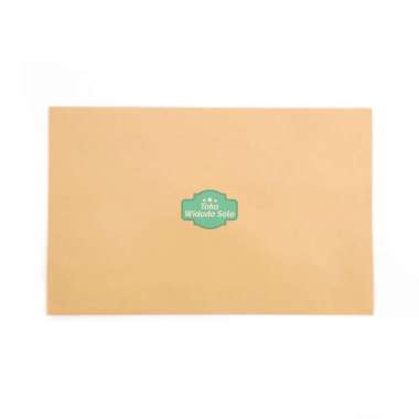 Amplop Coklat 307 Polos Tanpa Tali 17,5x27,5cm - 1 Lembar