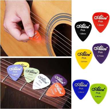 Pick Pik Alat Petik Gitar Akustik Acoustic Alice 50 PCS