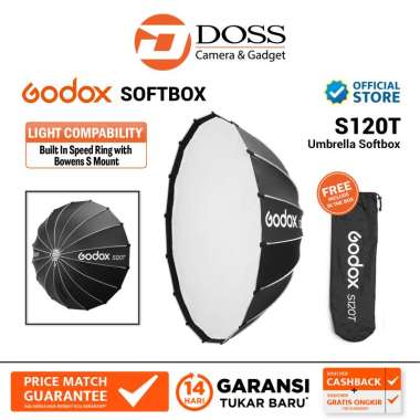 Godox Softbox S120T Quick Release Umbrella Softbox 120cm