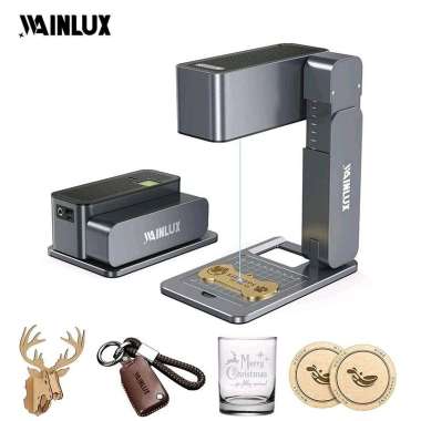 WAINLUX Z3 Laser Engraver 60W Foldable Engraving Cutting Machine High Precision Printer For Wood/Gla